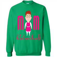 Load image into Gallery viewer, Best Mom World Cartoon Mother’s Day - Sweatshirt