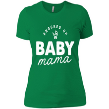 Load image into Gallery viewer, Baby Mama Tee Mother’s Day - Ladies' Boyfriend T-Shirt