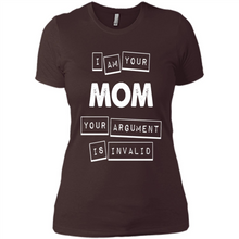 Load image into Gallery viewer, Argument Invalid Mom Mother’s Day - Ladies' Boyfriend T-Shirt
