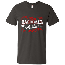 Load image into Gallery viewer, Baseball Auntie Softball Auntie Funny Gift For Mother’s Day - Men's V-Neck