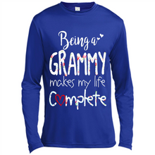 Load image into Gallery viewer, Being A Grandmy Makes My Life Complete – Memorable Mother’s Day Gift For Grandmother - Canvas Long Sleeve T-Shirt