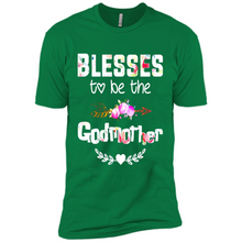 Load image into Gallery viewer, Blessed To Be Called Godmother Funny Mother’s Day, Godmother Gift - Premium Short Sleeve T-Shirt