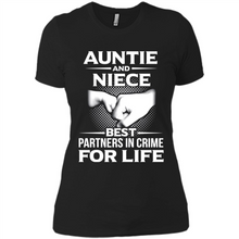 Load image into Gallery viewer, Aunt And Niece – Best Partners In Crime For Life, Best mother’s day - Ladies' Boyfriend T-Shirt