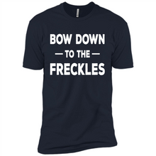 Load image into Gallery viewer, Bow Down to the Freckles Ginger Pride Mother’s Day - Premium Short Sleeve T-Shirt