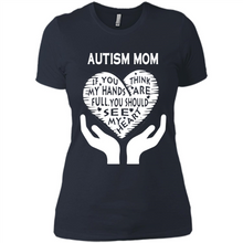 Load image into Gallery viewer, AUTISM MOM Mother’s Day - Ladies' Boyfriend T-Shirt
