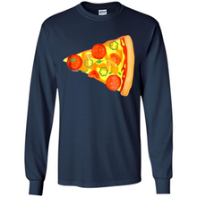 Load image into Gallery viewer, Dad Son Pizza Piece Funny Matching Family Shirt Mother Day - Long Sleeve T-Shirt