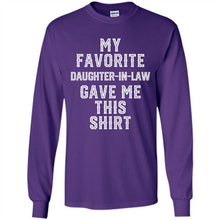 Load image into Gallery viewer, Father Mother in Law Funny Mother's Father's day - Long Sleeve T-Shirt