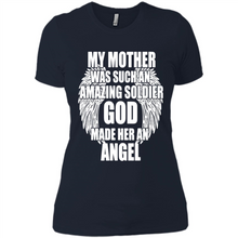 Load image into Gallery viewer, ANGEL MOM Mother’s Day - Ladies' Boyfriend T-Shirt
