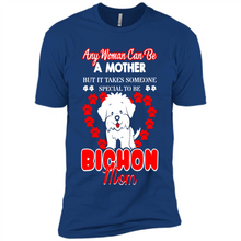 Load image into Gallery viewer, Any Woman Can Be A Mother But It Takes Someone Bichon Mom - Premium Short Sleeve T-Shirt