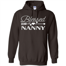 Load image into Gallery viewer, Blessed Nanny Christmas Mother’s Day Birthday Grandma - Hoodie