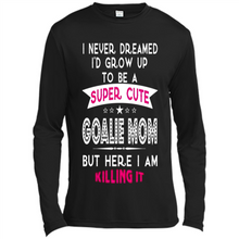 Load image into Gallery viewer, A Super cute Goalie Mom Mother’s Day Gift ideas Funny - Canvas Long Sleeve T-Shirt
