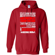 Load image into Gallery viewer, BASEBALL MOM, NEVER GIVE UP Mother’s Day - Hoodie