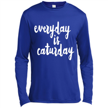 Load image into Gallery viewer, Cats T Shirt Hoodie Everyday Is Caturday Mother’s Day Gift ideas - Canvas Long Sleeve T-Shirt