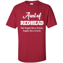 Load image into Gallery viewer, Aunt Of Redhead Definition Funny For Aunt On mother’s day - Shirt