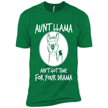 Load image into Gallery viewer, Aunt Llama – Ain’t Got Time For Your Drama  – Best Mother’s Day Gift For Auntie - Premium Short Sleeve T-Shirt