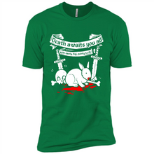 Load image into Gallery viewer, Death Awaits You All With Big Pointy Teeth - Premium Short Sleeve T-Shirt