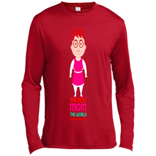 Load image into Gallery viewer, Best Mom Cartoon Character Mother’s Day - Canvas Long Sleeve T-Shirt