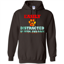 Load image into Gallery viewer, Easily Distracted By Jeeps And Dogs gift shirt for dog mom - Hoodie