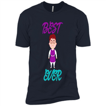 Load image into Gallery viewer, Best Mom Ever Cartoon Mother’s Day - Premium Short Sleeve T-Shirt