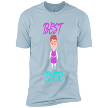 Load image into Gallery viewer, Best Mom Ever Cartoon Mother’s Day - Premium Short Sleeve T-Shirt