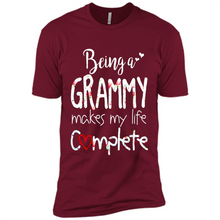 Load image into Gallery viewer, Being A Grandmy Makes My Life Complete – Memorable Mother’s Day Gift For Grandmother - Premium Short Sleeve T-Shirt