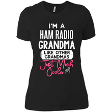 Load image into Gallery viewer, Cool Mothers Day T-Shirt Ham Radio Grandma - Ladies' Boyfriend T-Shirt
