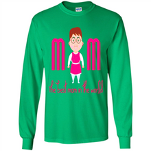 Load image into Gallery viewer, Best Mom World Cartoon Mother’s Day - Long Sleeve T-Shirt