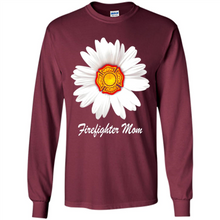 Load image into Gallery viewer, Daisy Firefighter Mom Funny Firefighter Gift Women Sweatshirt On Mother’s Day, Birthday - Long Sleeve T-Shirt