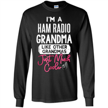 Load image into Gallery viewer, Cool Mothers Day T-Shirt Ham Radio Grandma - Long Sleeve T-Shirt