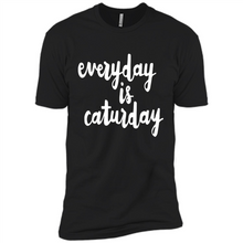 Load image into Gallery viewer, Cats T Shirt Hoodie Everyday Is Caturday Mother’s Day Gift ideas - Premium Short Sleeve T-Shirt