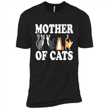 Load image into Gallery viewer, Cats T Shirt Hoodie Mother of Cats Mother’s Day1 - Premium Short Sleeve T-Shirt