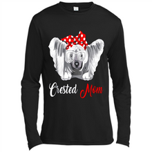 Load image into Gallery viewer, Chinese Crested Mom Tshirt, Birthday Gift, Mother Day Outfit - Canvas Long Sleeve T-Shirt