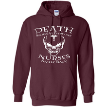 Load image into Gallery viewer, Death Smiles At Everyone Nurses Smile Back Shirt Mothers Day - Hoodie