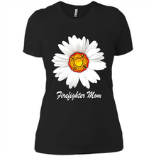 Load image into Gallery viewer, Daisy Firefighter Mom Funny Firefighter Gift Women Sweatshirt On Mother’s Day, Birthday - Ladies' Boyfriend T-Shirt
