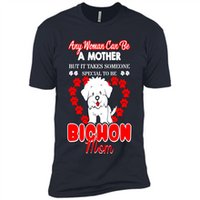 Load image into Gallery viewer, Any Woman Can Be A Mother But It Takes Someone Bichon Mom - Premium Short Sleeve T-Shirt