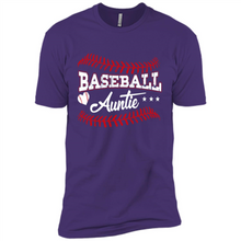 Load image into Gallery viewer, Baseball Auntie Softball Auntie Funny Gift For Mother’s Day - Premium Short Sleeve T-Shirt
