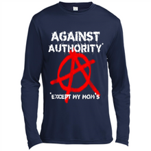 Load image into Gallery viewer, Anarchy Against Authority Except Mom’s Mother’s Day - Canvas Long Sleeve T-Shirt