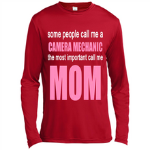 Load image into Gallery viewer, CAMERA MECHANIC The Most Important Call Me Mom Mother’s Day - Canvas Long Sleeve T-Shirt