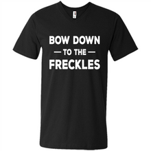 Load image into Gallery viewer, Bow Down to the Freckles Ginger Pride Mother’s Day - Men's V-Neck