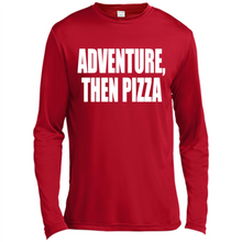 Load image into Gallery viewer, Adventure Then Pizza Junk Food Lover Foodie T-Shirt Mother’s Day Gift ideas - Canvas Long Sleeve T-Shirt