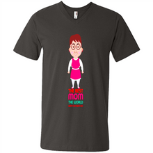Load image into Gallery viewer, Best Mom Cartoon Character Mother’s Day - Men's V-Neck