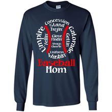 Load image into Gallery viewer, Baseball Mom Tee-Mother’s Day 2019 - Long Sleeve T-Shirt