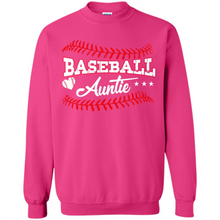 Load image into Gallery viewer, Baseball Auntie Softball Auntie Funny Gift For Mother’s Day - Sweatshirt