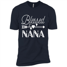 Load image into Gallery viewer, Blessed Nana Christmas Mother’s Day Birthday Grandma - Premium Short Sleeve T-Shirt
