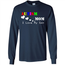 Load image into Gallery viewer, Autism mon t shirt Mothers Day - Long Sleeve T-Shirt
