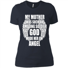 Load image into Gallery viewer, ANGEL MOM Mother’s Day - Ladies' Boyfriend T-Shirt