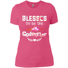 Load image into Gallery viewer, Blessed To Be Called Godmother Funny Mother’s Day, Godmother Gift - Ladies' Boyfriend T-Shirt