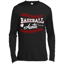 Load image into Gallery viewer, Baseball Auntie Softball Auntie Funny Gift For Mother’s Day - Canvas Long Sleeve T-Shirt