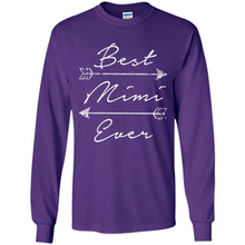 Load image into Gallery viewer, Best Mimi Ever Shirt Tribal Arrows Mother’s Day - Long Sleeve T-Shirt