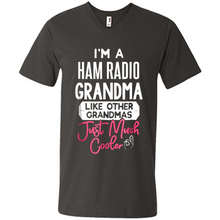 Load image into Gallery viewer, Cool Mothers Day T-Shirt Ham Radio Grandma - Men's V-Neck